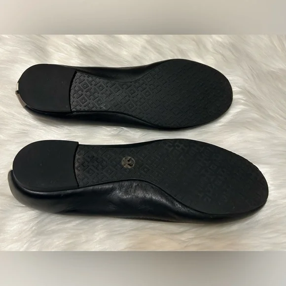 Tory Burch Black and Tan Women's Loafers - Picture 5 of 5